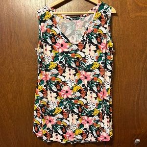Lane Bryant floral tank top